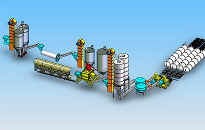 خط الطوب المعالج بالبخار